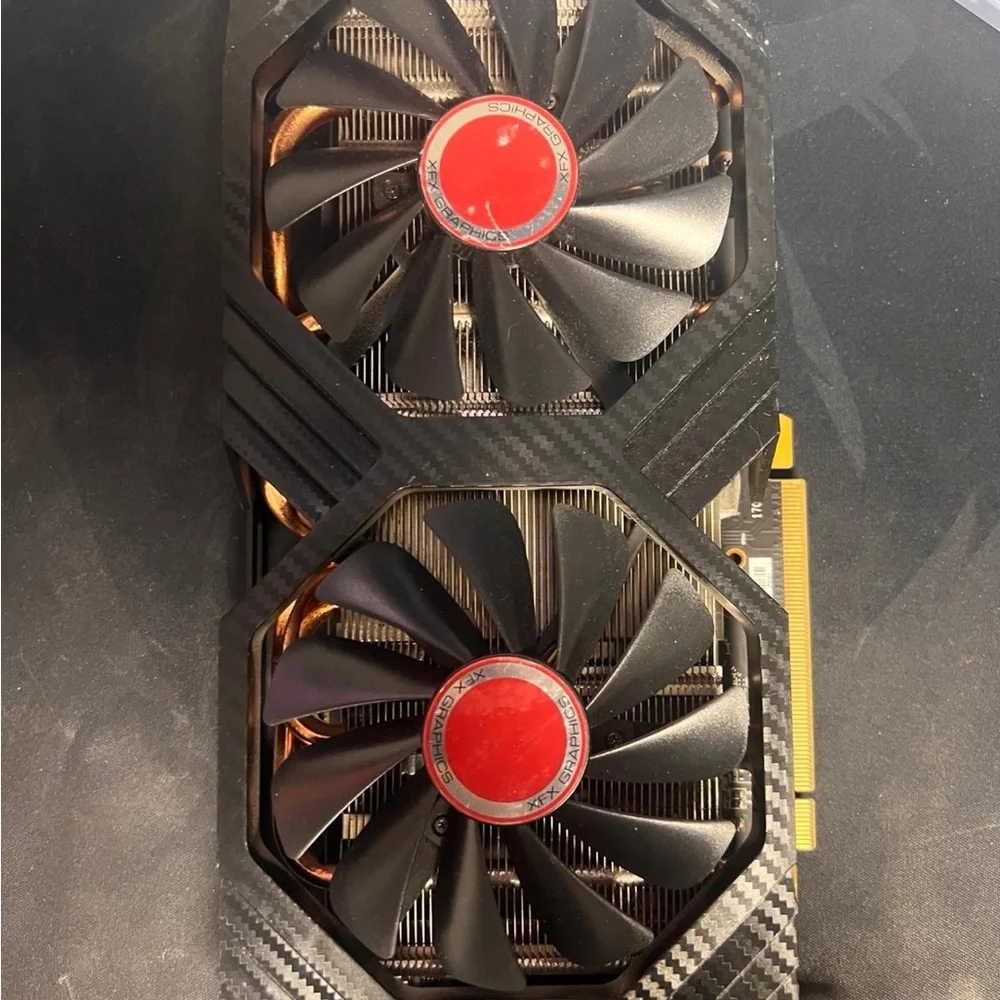 XFX Black and Red Dual-Fan Graphics Card